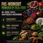 Organic Muscle Pre-Workout Powder Strawberry Mango - 20 Servings - image 3