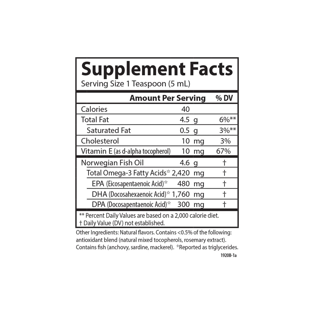 Carlson Super DPA Omega-3 Liquid 2,420 mg - 6.7 Fl Oz - image 3