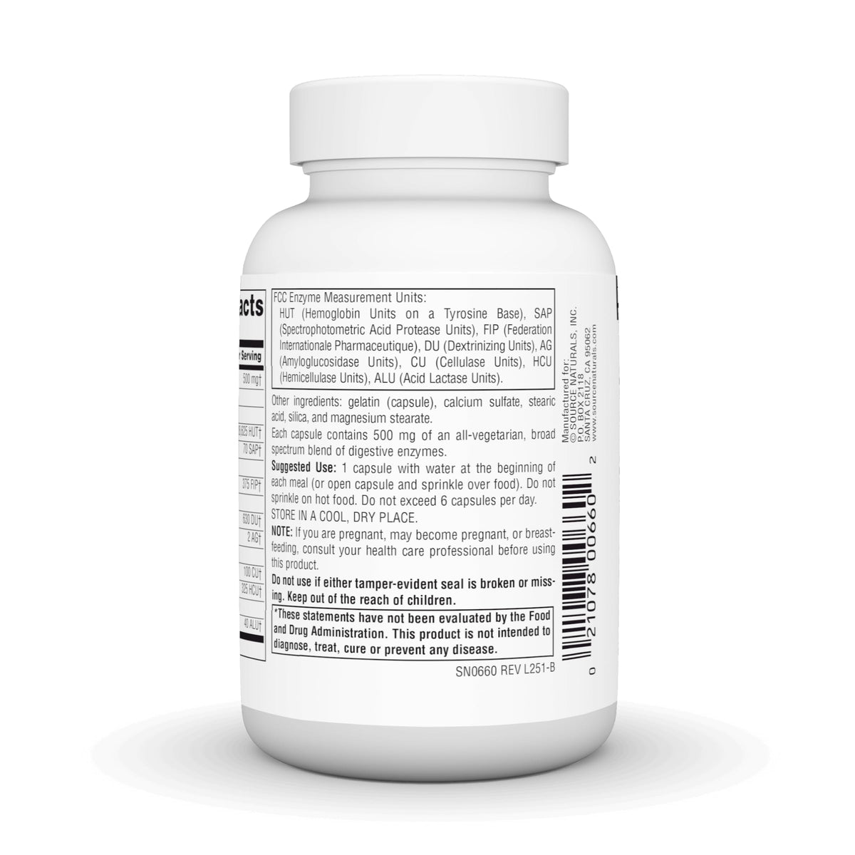 Source Naturals Daily Essential Enzymes, 500mg