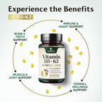 Nature's Nutrition Vitamin D3 4000 IU 100mcg Per Serving - Extra