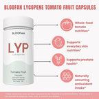Bloofah Lycopene Supplement 500mg Tomato Powder - 180 Capsules - image 5