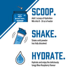 BioSteel Electrolyte Hydration Mix Blue Raspberry - 100 Servings - image 3