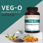 Pure Nutrition Vegan Omega 3-5-6-7-9 - 120 Softgels - image 2