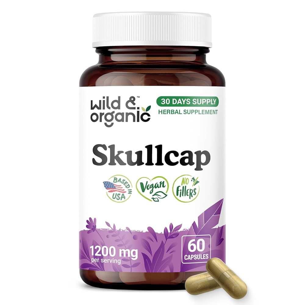 Wild & Organic Skullcap Capsules