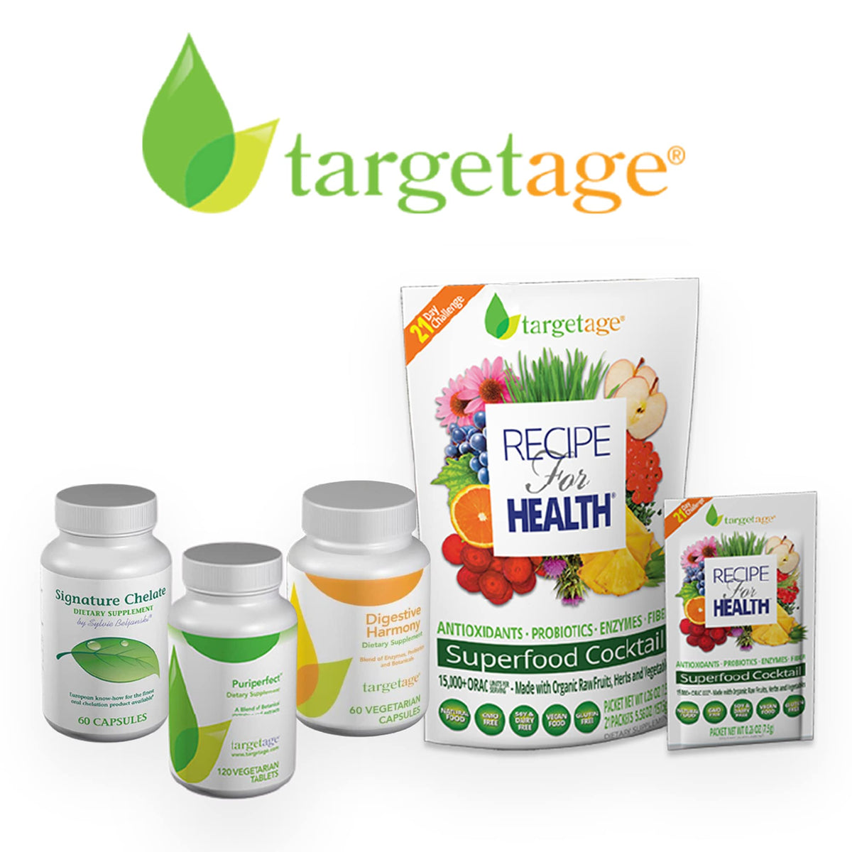 Targetage Digestive Harmony Probiotics & Enzymes - 60 Capsules - image 5