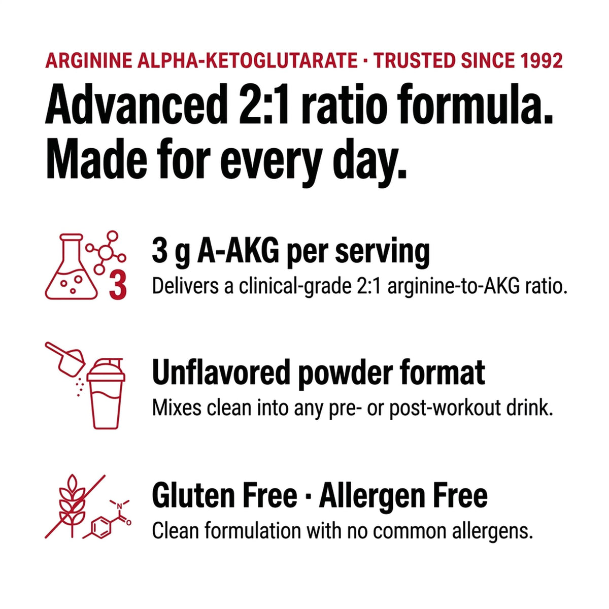 Olympian Labs PSN A-AKG Powder for Energy & Sports Performance - 80 Servings - image 2