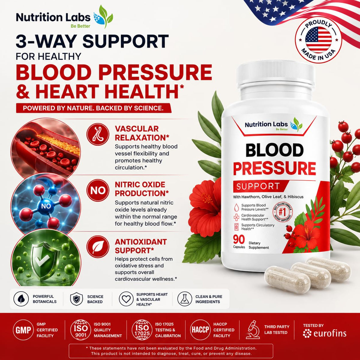 NUTRITION LABS BE BETTER 13-in-1 Heart Health Supplement - 90 Capsules - image 2