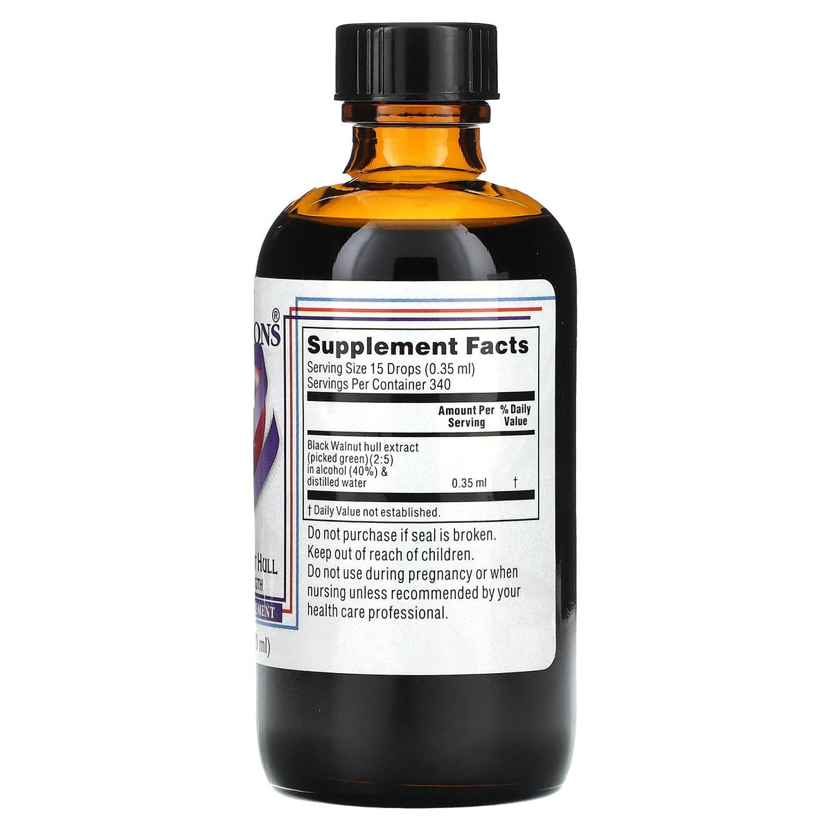 Kroeger Herb Black Walnut Hull Extra Strength Tincture - 4 oz - image 2