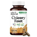 Wild & Organic Chicory Root Fiber Capsules - 1200 mg of Chicory Root
