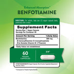 Nature's Truth Benfotiamine 300mg - 60 Capsules - image 2