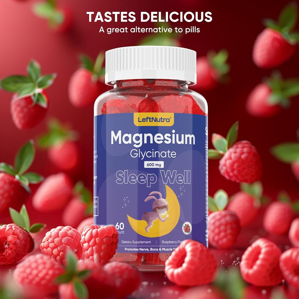 TBWU Magnesium Glycinate Gummies 600mg for Sleep - 120 Count - image 7