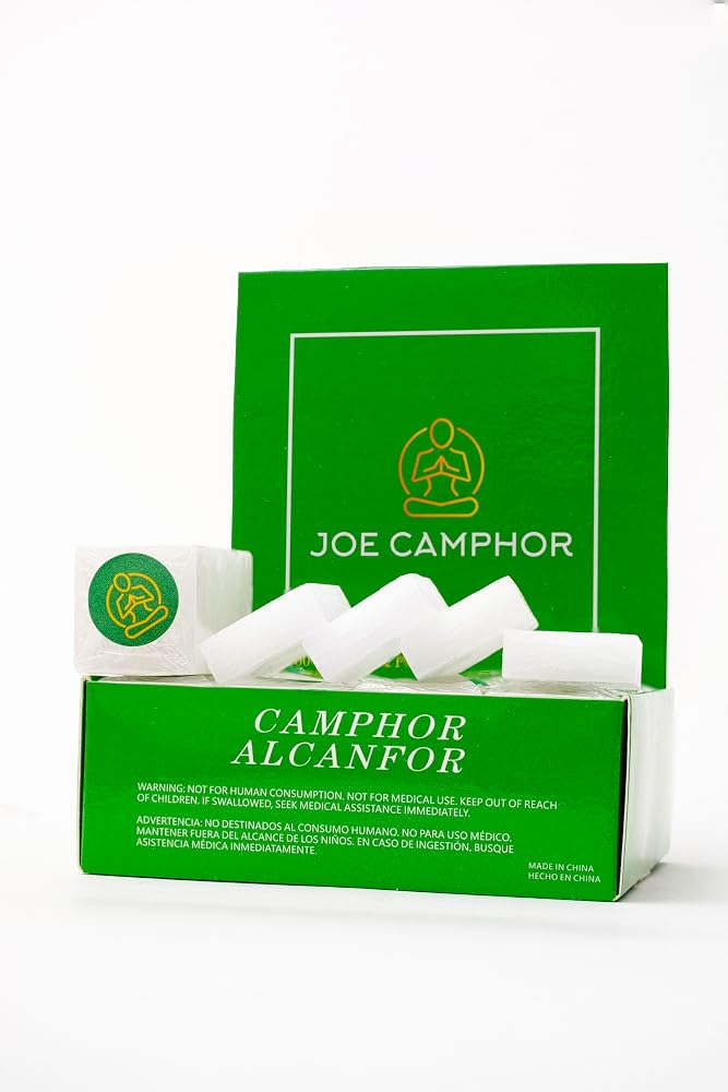 Joe Camphor 100% Natural Camphor Tablets - 64 Tablets
