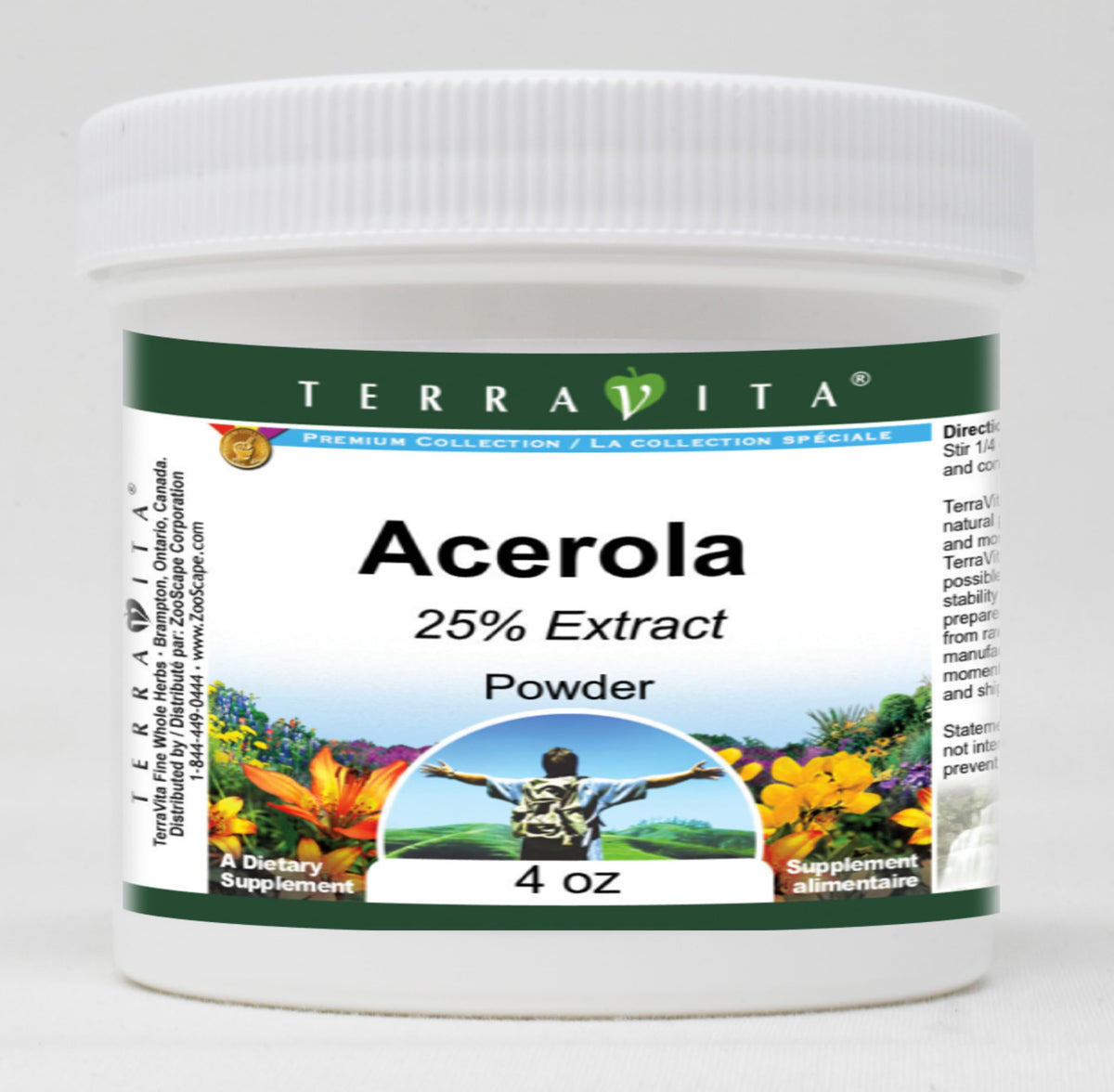 Terravita Acerola 25% Powder - 4 oz