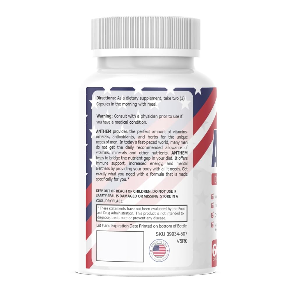 All Right Nutrition Anthem Daily Multivitamin - 60 Capsules - image 2