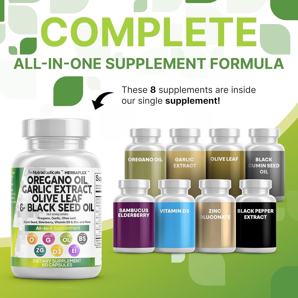 Clean Nutraceuticals Oregano Oil Immune & Digestive Support - image 2