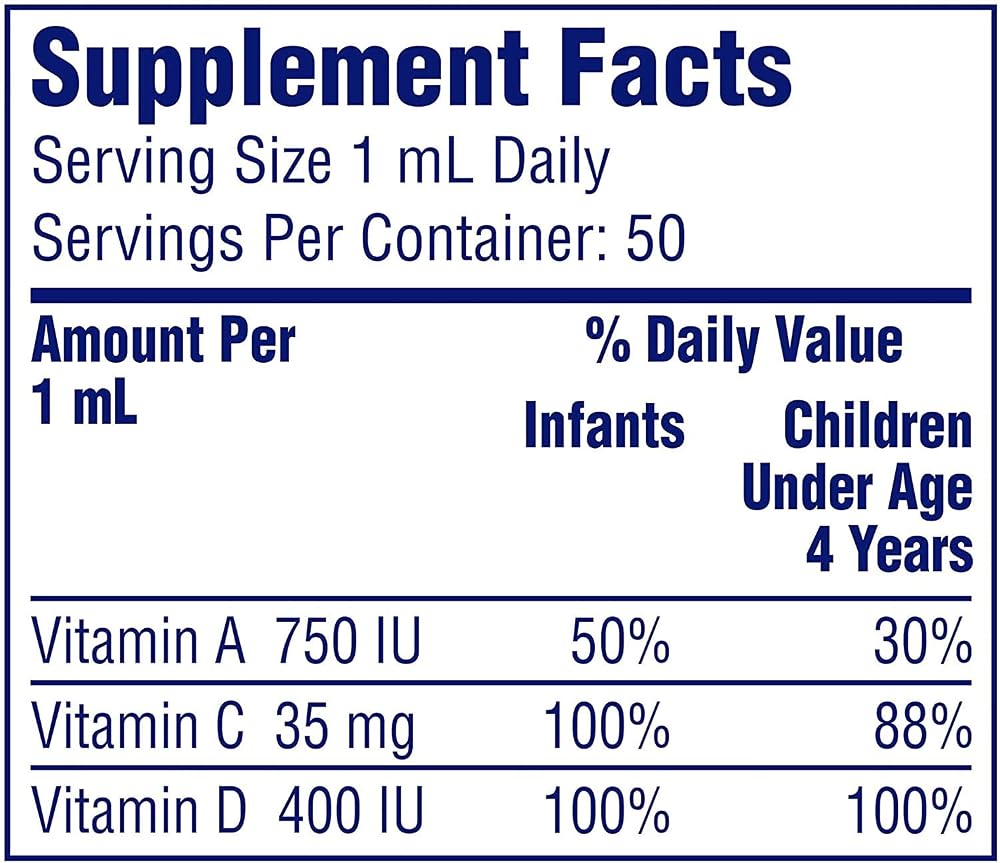 Tri-Vi-Sol Vitamins A, C & D Supplement Drops - 4 Pack - image 7