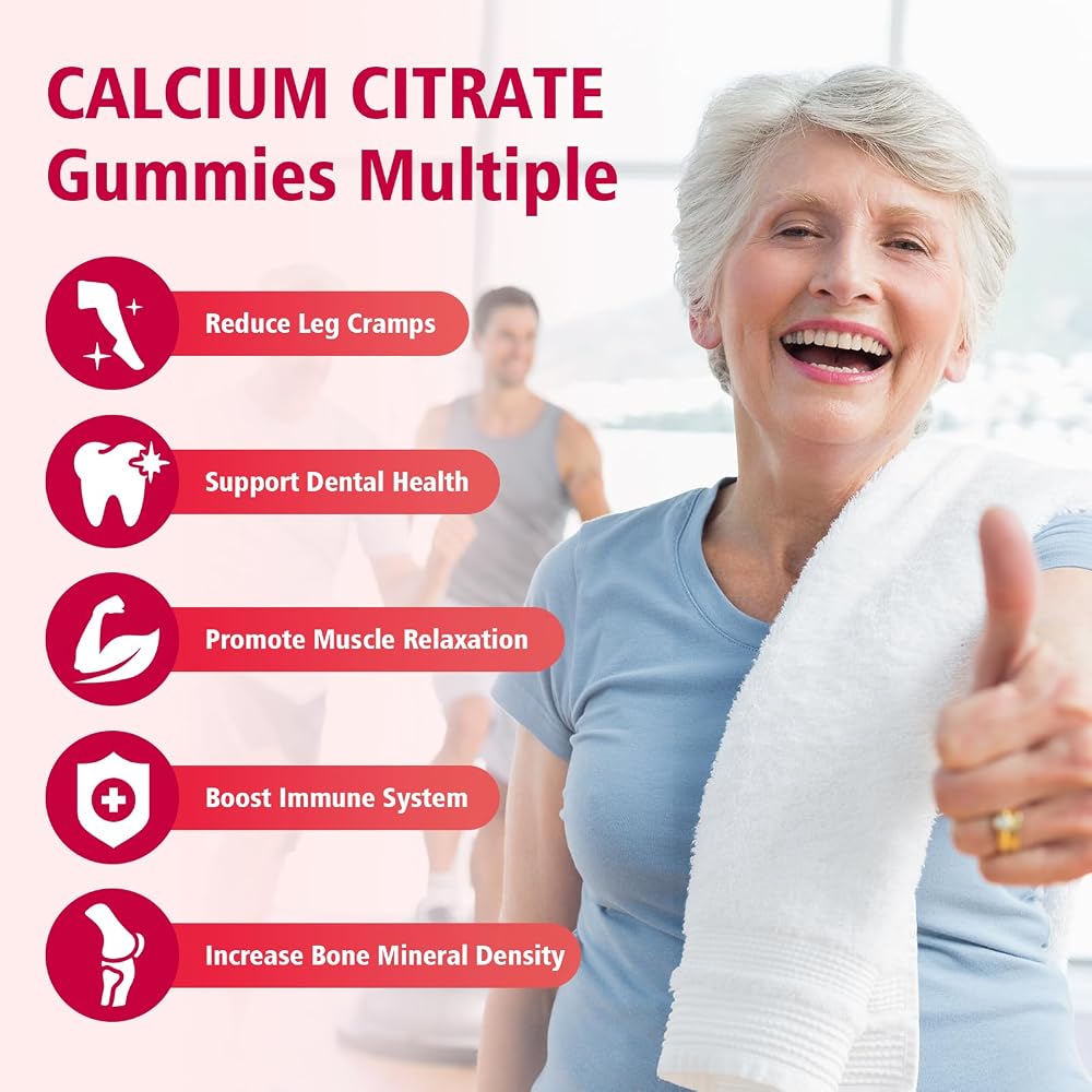 BVIVLOO High Absorption Calcium Citrate Gummies