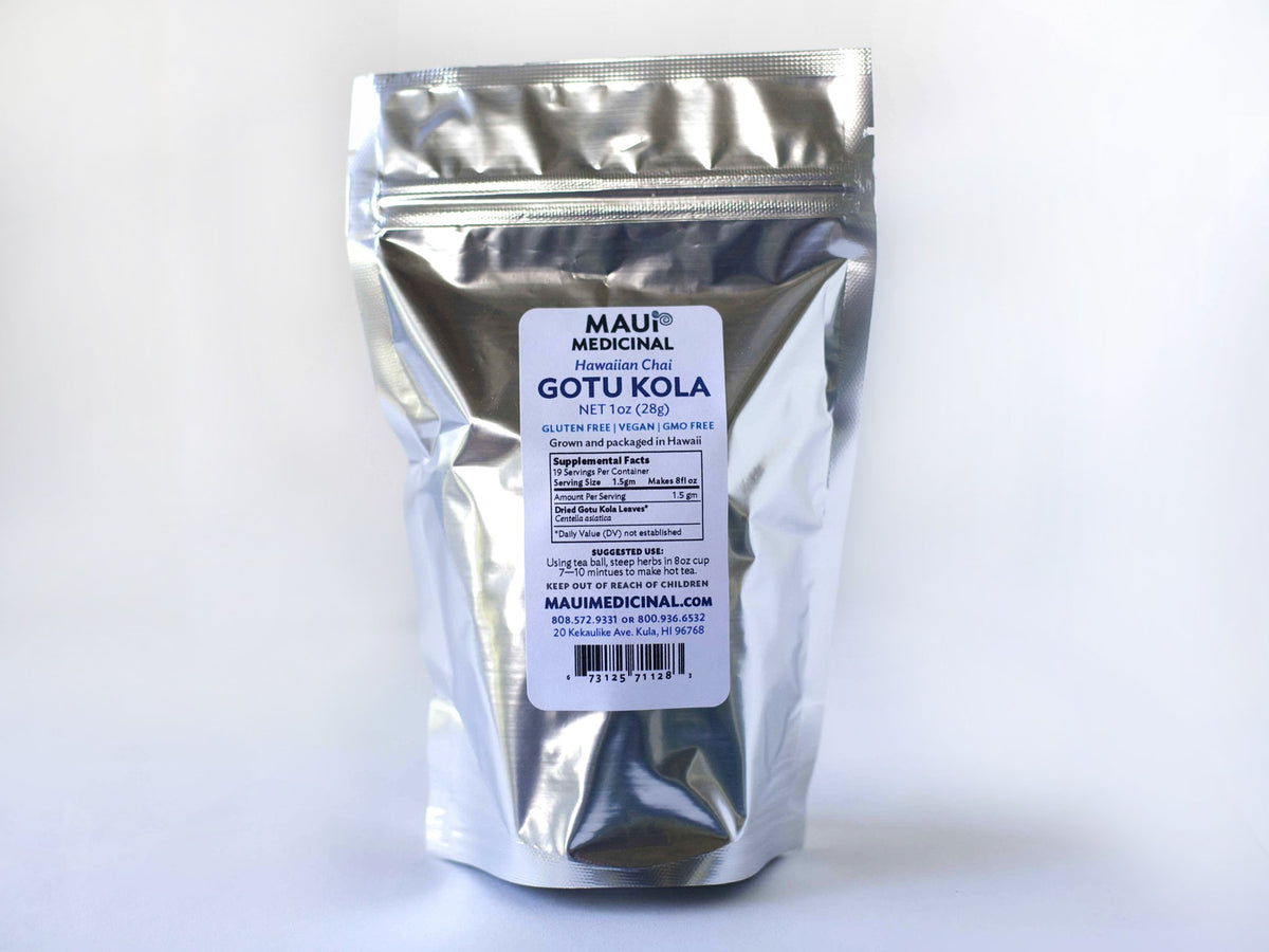 Maui Medicinal Herbs Gotu Kola Tea Brahmi Leaf - 0.75 oz - image 3
