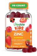 Lifeable Zinc for Kids 15 mg Berry Gummies - 90 Count