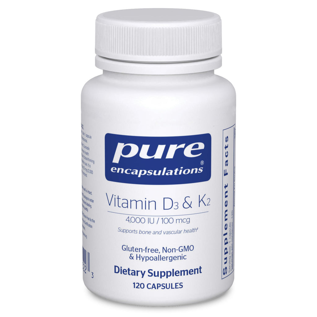 Pure Encapsulations Vitamin D3 & K2 - 120 Capsules