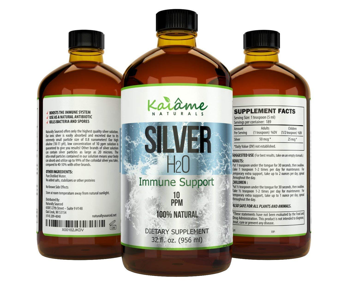 Naturally Sourced Colloidal Silver