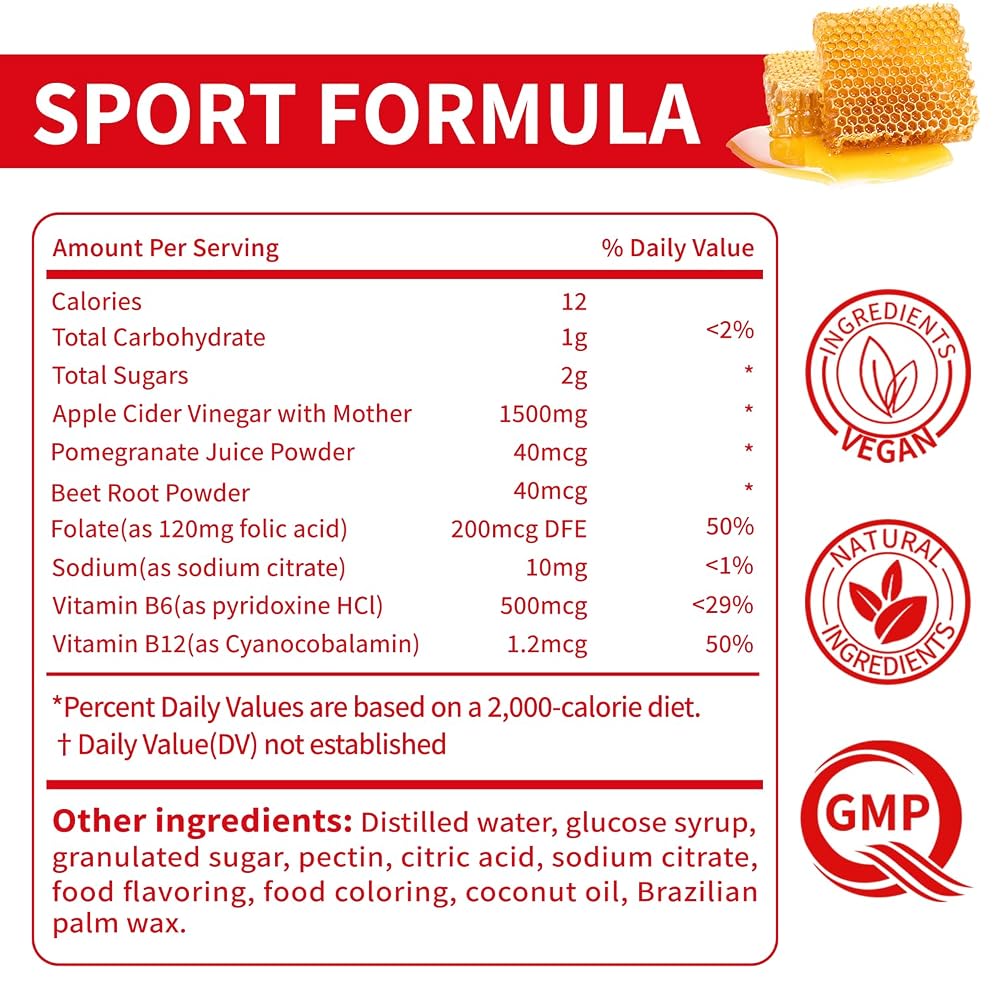 EDUDYF Keto ACV Gummies Lemon Honey Sea Salt - 60 Count - image 2