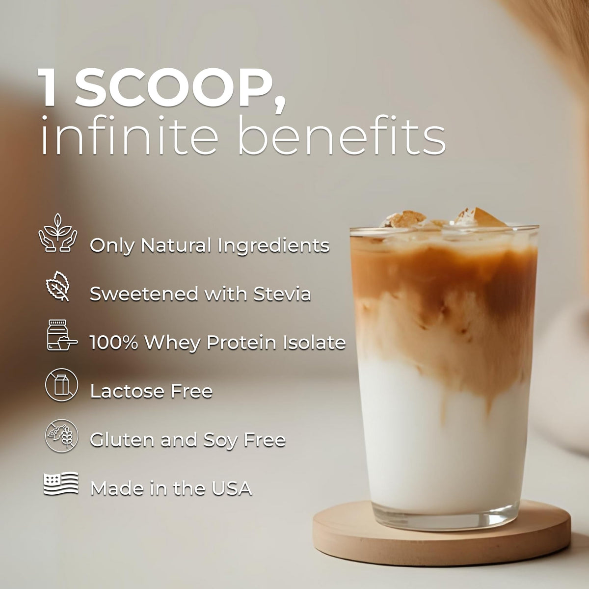 About Time Coffee + Whey Protein Isolate - 16.48 oz - image 3