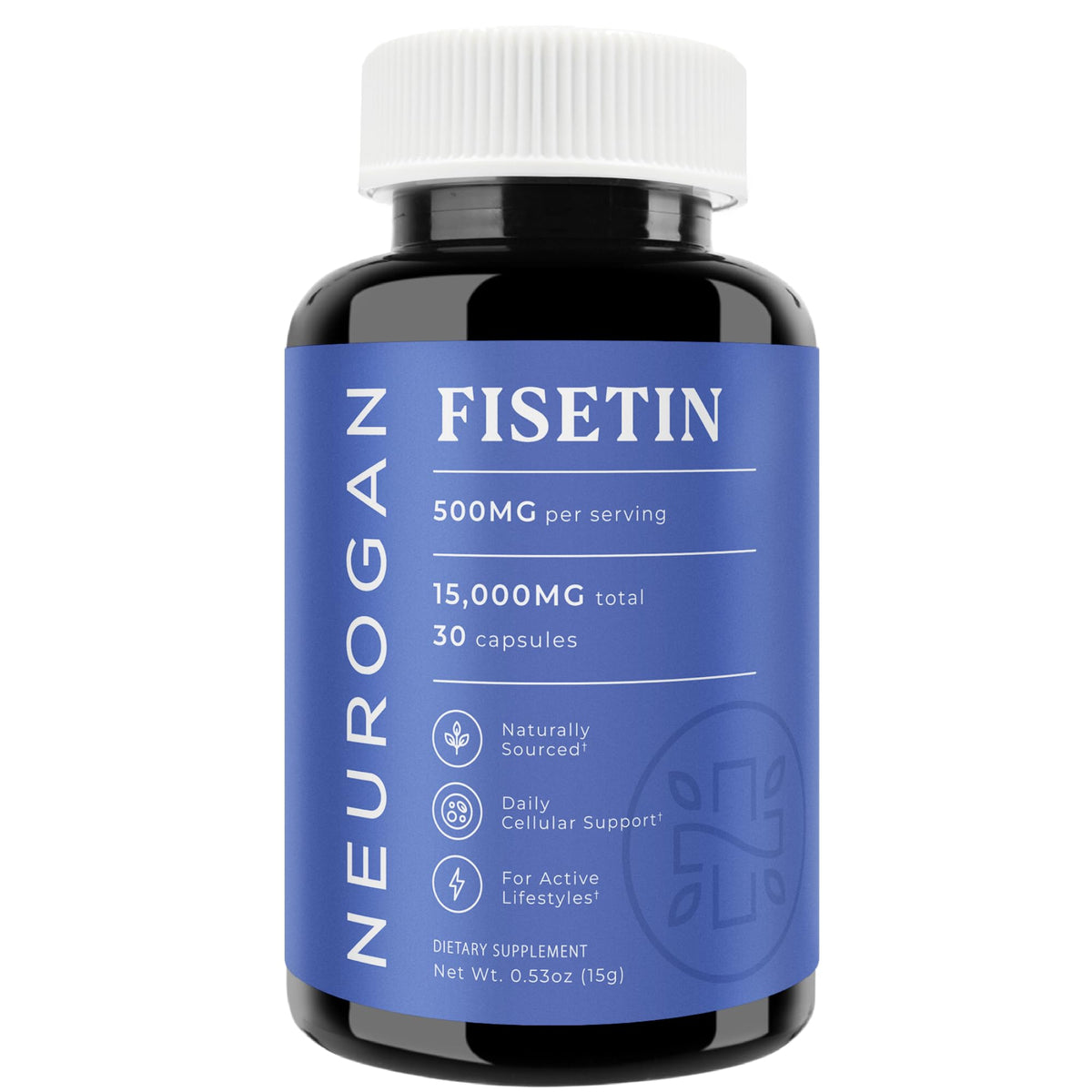Neurogan Fisetin 500mg Senolytic Cellular Support - 30 Capsules