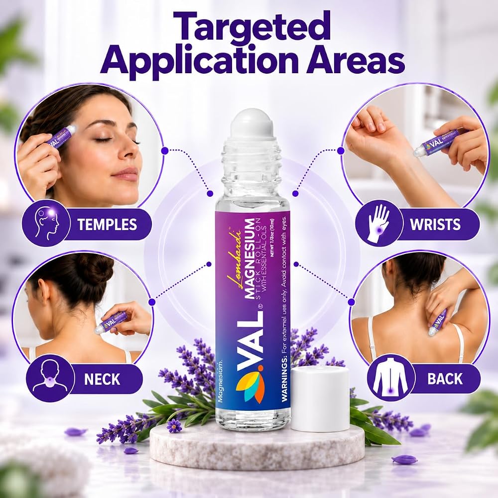 VAL Lombardi Magnesium Stick Roll-On with Peppermint - 10 ml - image 7