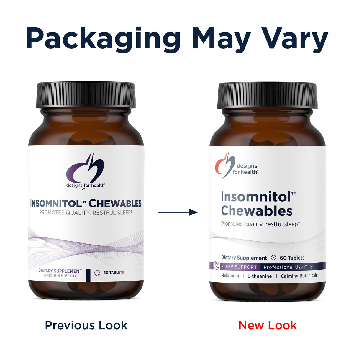 Designs for Health Insomnitol Chewables Sleep Support - 60 Tablets - image 3