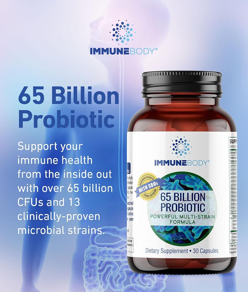 ImmuneBody Ultimate Digestive Health Probiotic 65B CFU - 30 Capsules - image 5