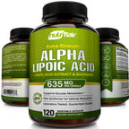 NutriFlair Alpha Lipoic Acid 600mg with Grape Seed & BioPerine - 120 Capsules - image 3
