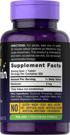 Carlyle Melatonin 3mg Tablets - 300 Count - image 2