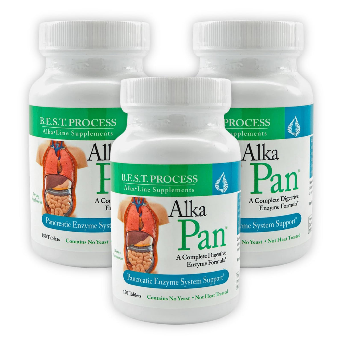 Morter Alka-Pan - Pancreatin Multi-Enzyme Formula with Ox Bile