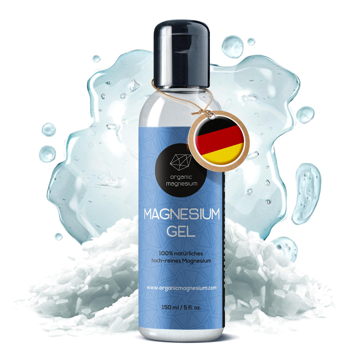 Organic Magnesium Gel Topical Magnesium Chloride - 5 fl. oz