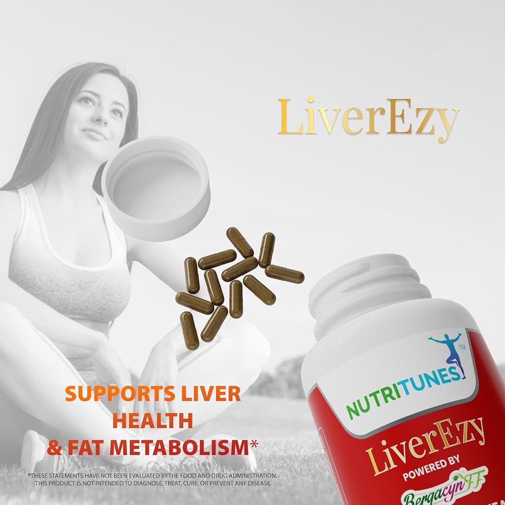 Nutritunes LiverEzy Liver Support Supplement - 30 Capsules - image 2