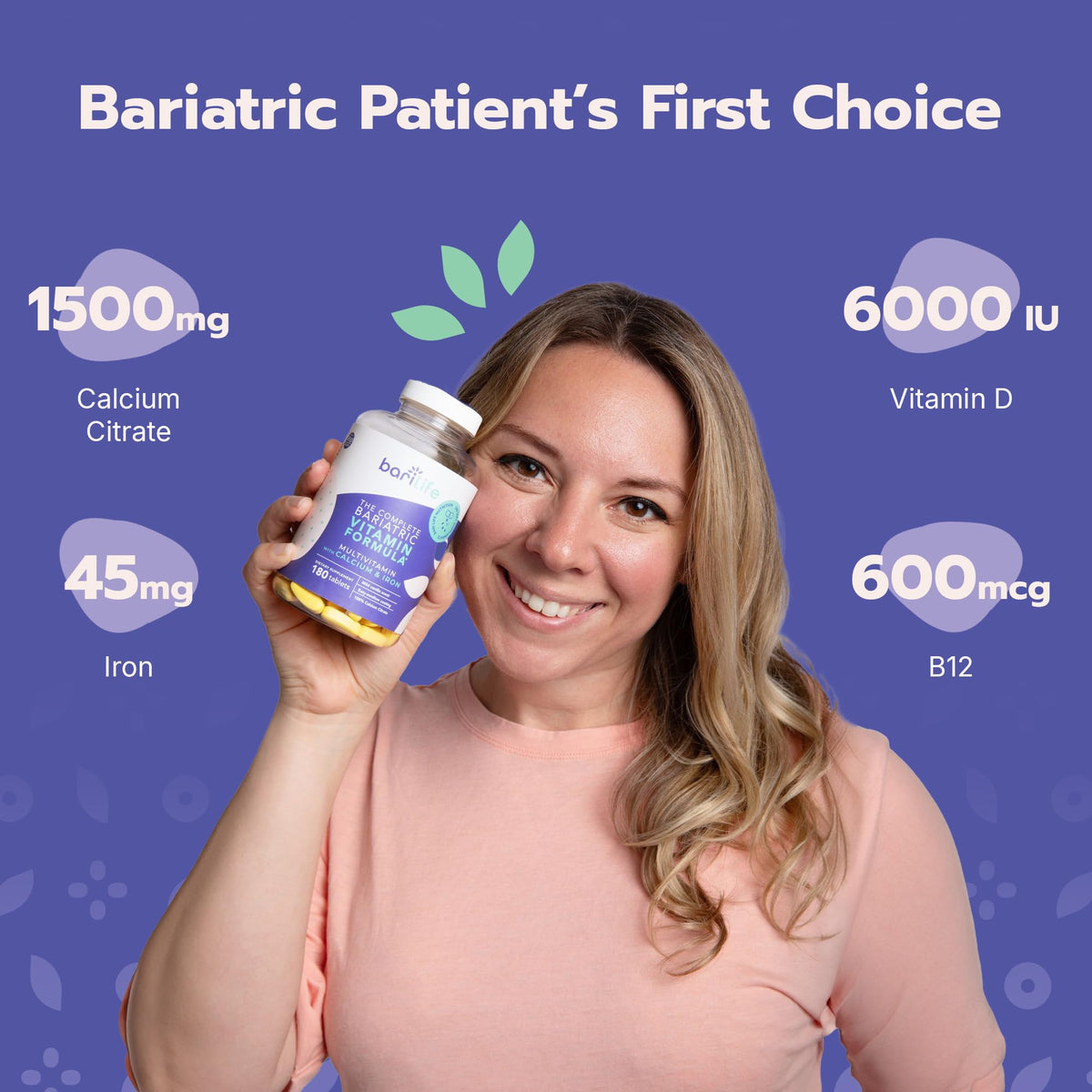 Bari Life Complete Bariatric Multivitamin Tablet with Calcium Citrate - image 5