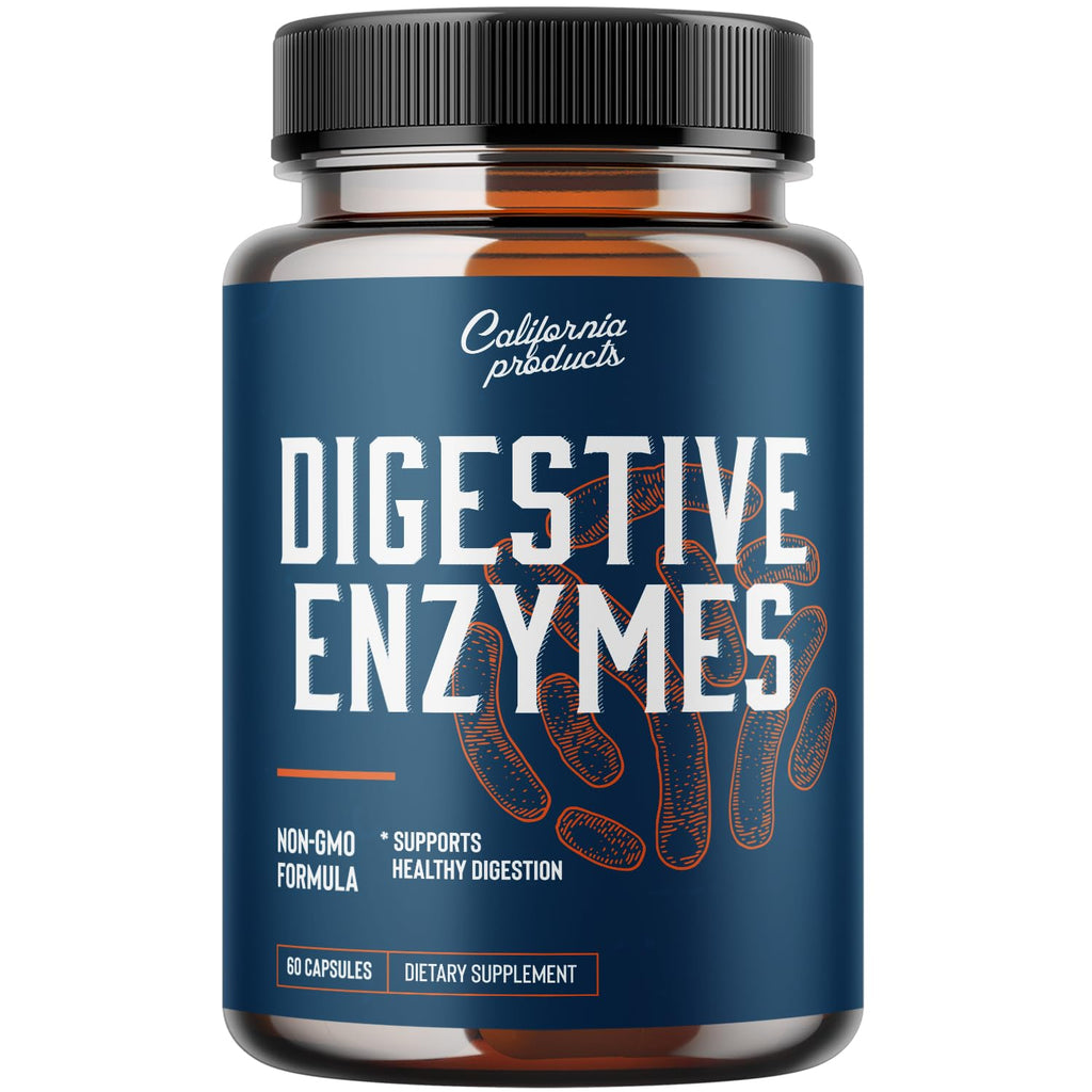 California Products Digestive Enzyme Capsules - 60 Count