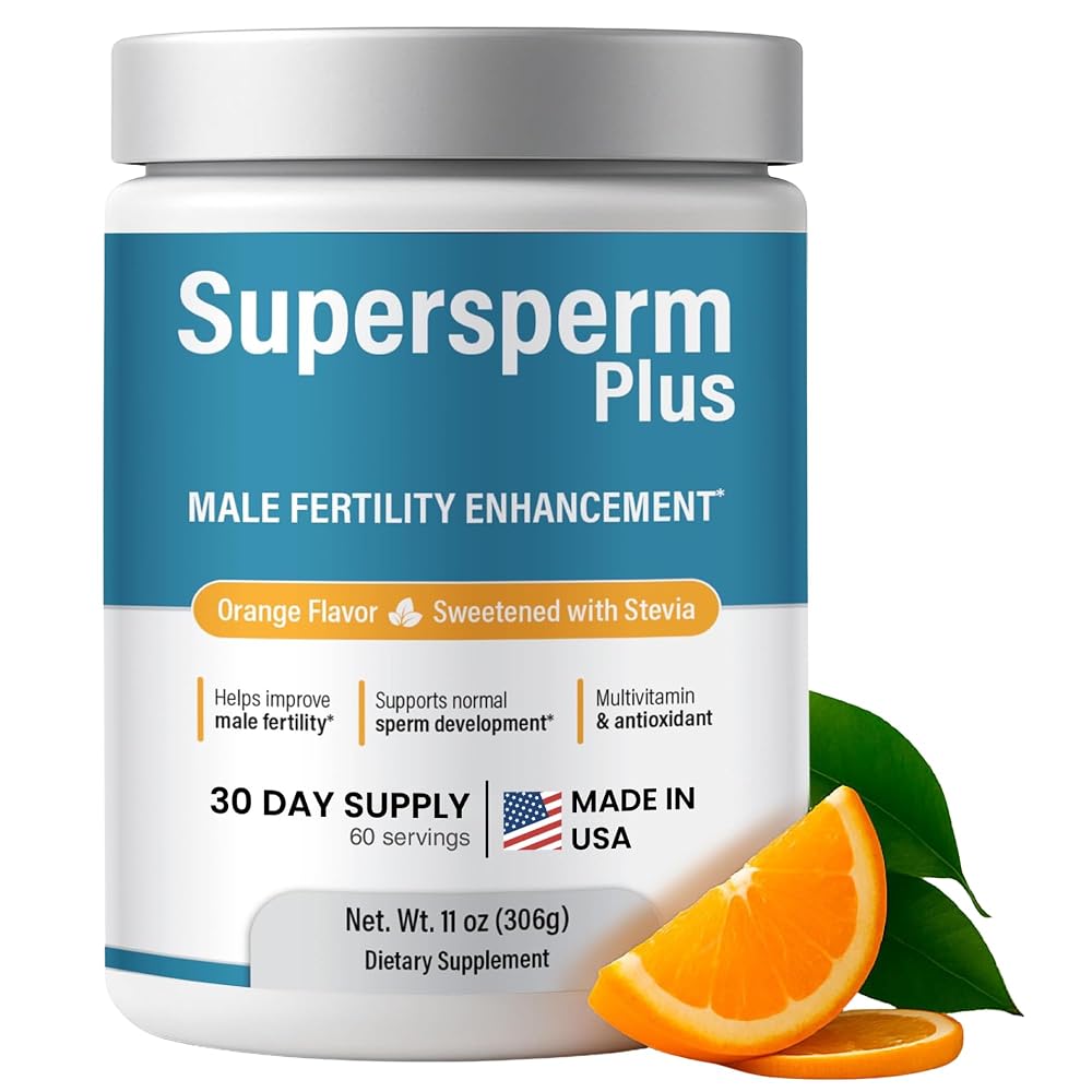 Supersperm Plus Male Fertility Supplement Powder - 10.5 oz