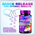 Hello Lovely! Apple Cider Vinegar Capsules 1877mg Per Serving - Extra
