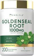 Carlyle Goldenseal Root Capsules - 200 Count