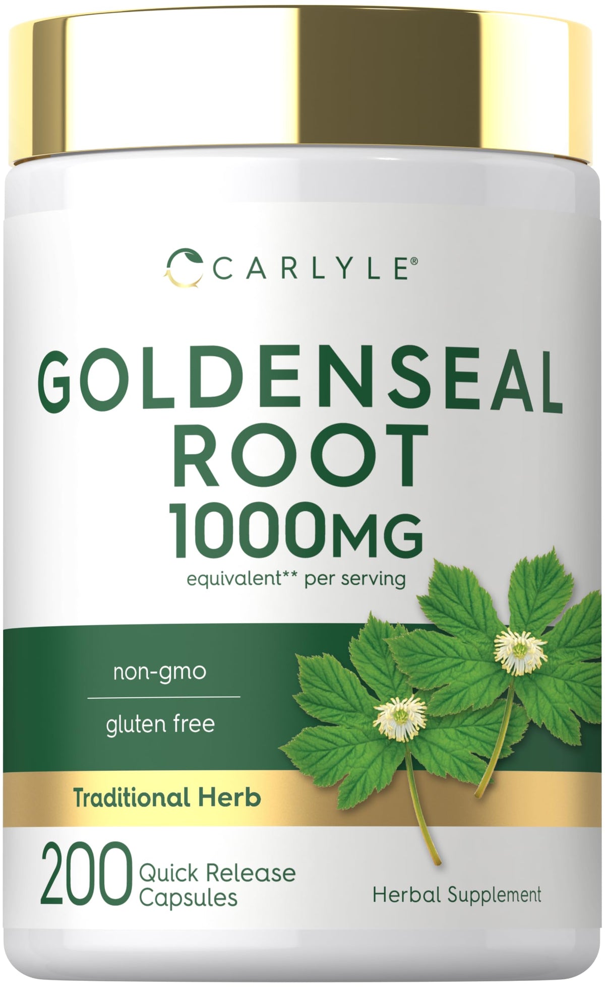 Carlyle Goldenseal Root Capsules - 200 Count