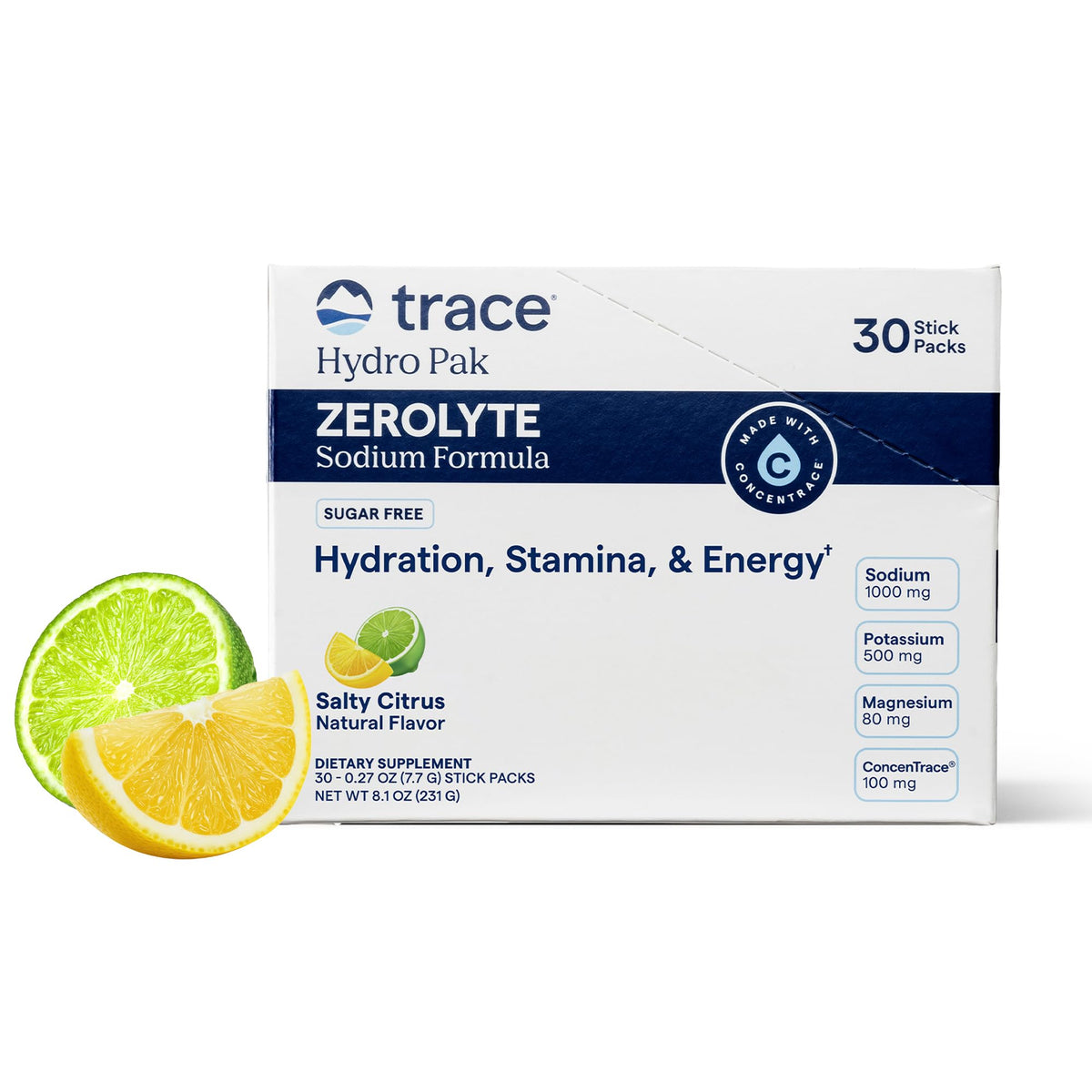Trace Minerals ZeroLyte Electrolyte Powder Mix