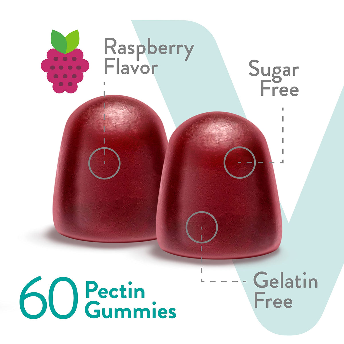 Viteey Probiotic Gummies for Women, Men & Teens - 60 Gummies - image 3