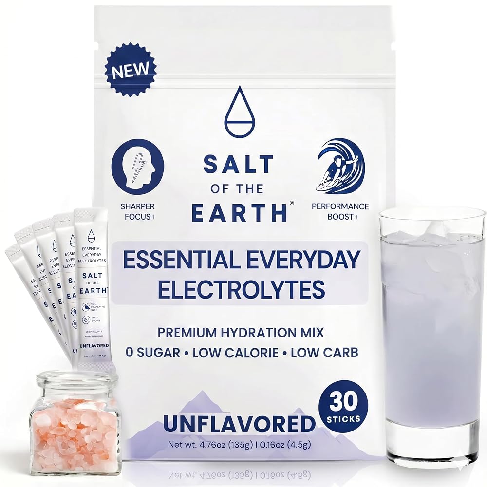 Salt of the Earth Premium Zero-Sugar Electrolyte - Made with Pink