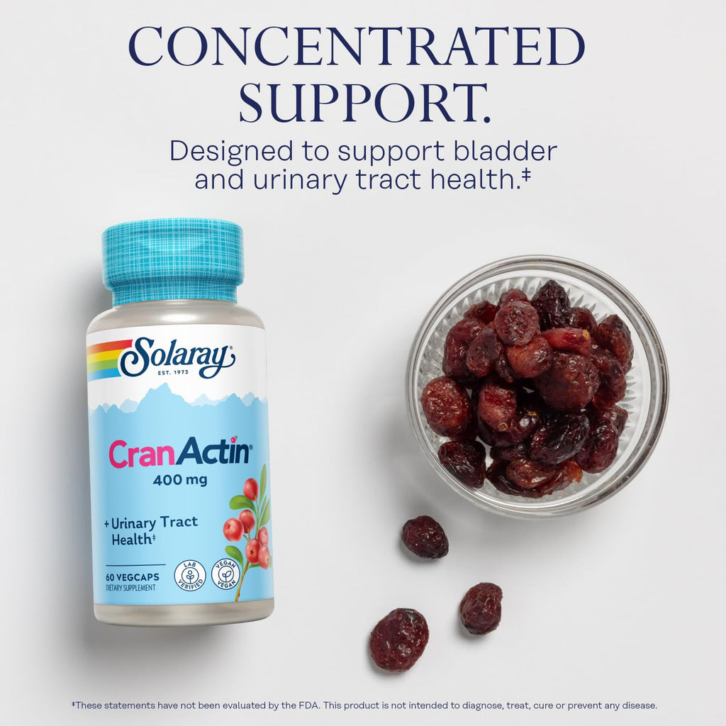 SOLARAY CranActin Cranberry Extract 400 mg