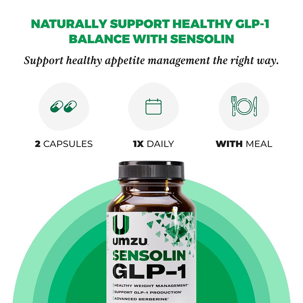 UMZU Sensolin GLP-1 Support Supplement - 60 Capsules - image 6