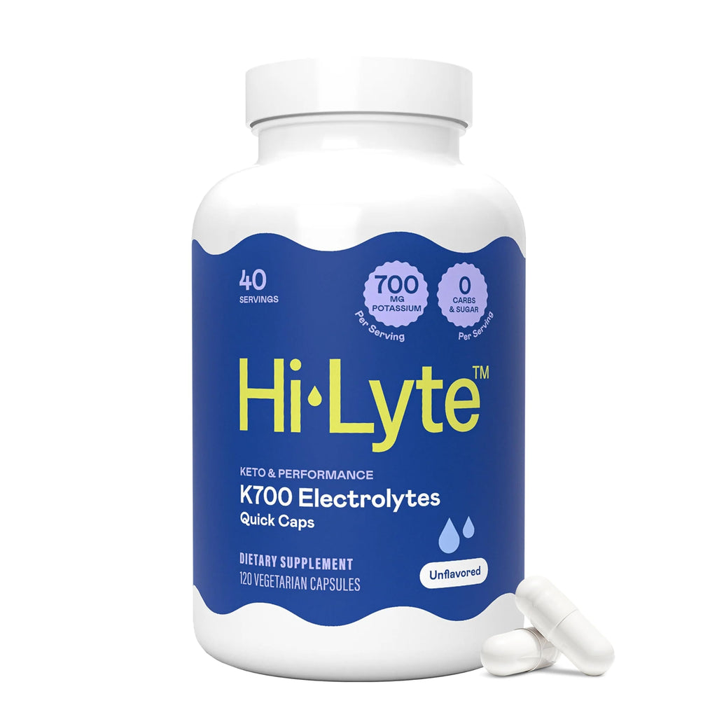 Hi-Lyte K700 Electrolytes Quick Caps Unflavored - 120 Capsules