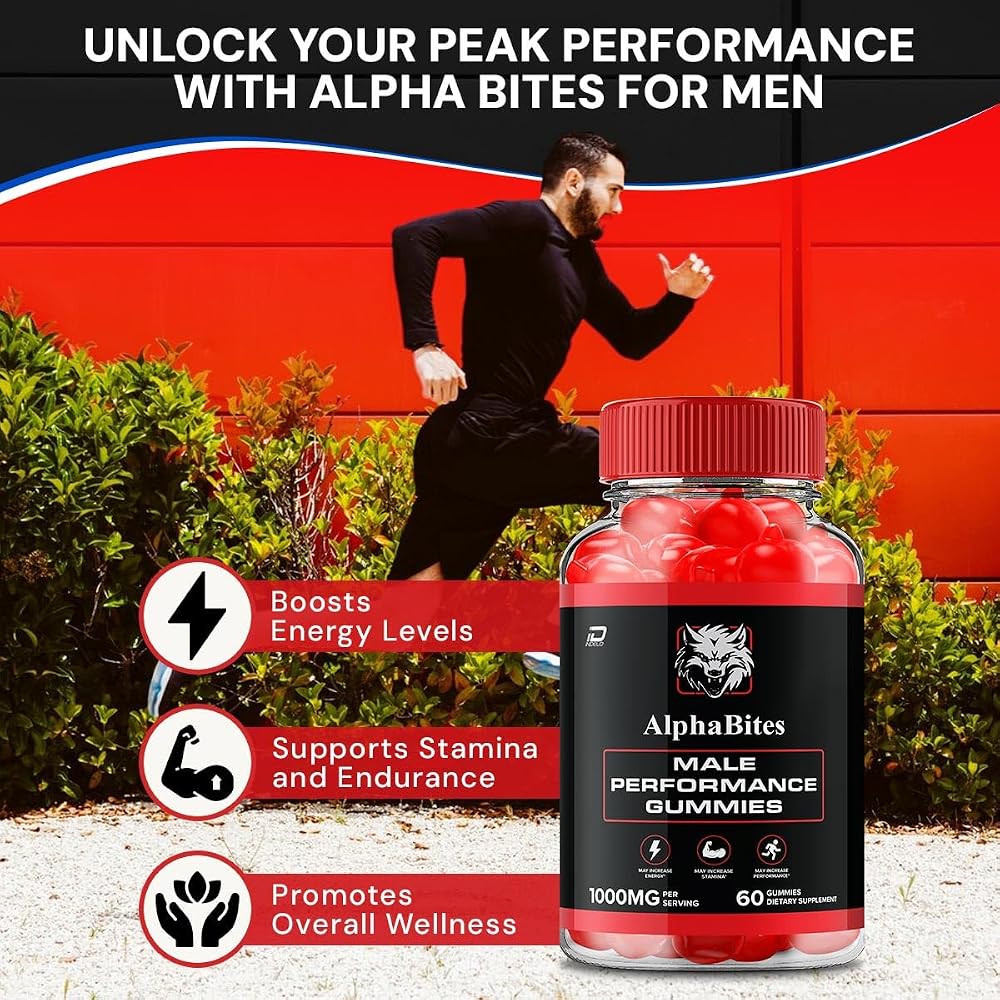 Indelo Alpha Bites for Men Gummies Muscle Growth - 120 Gummies - image 2
