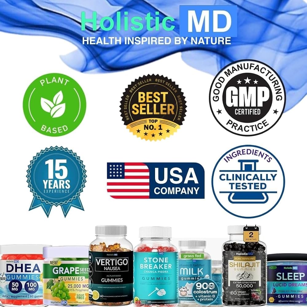 Holistic MD DHEA 50mg/100mg Gummies - 60 Count - image 7